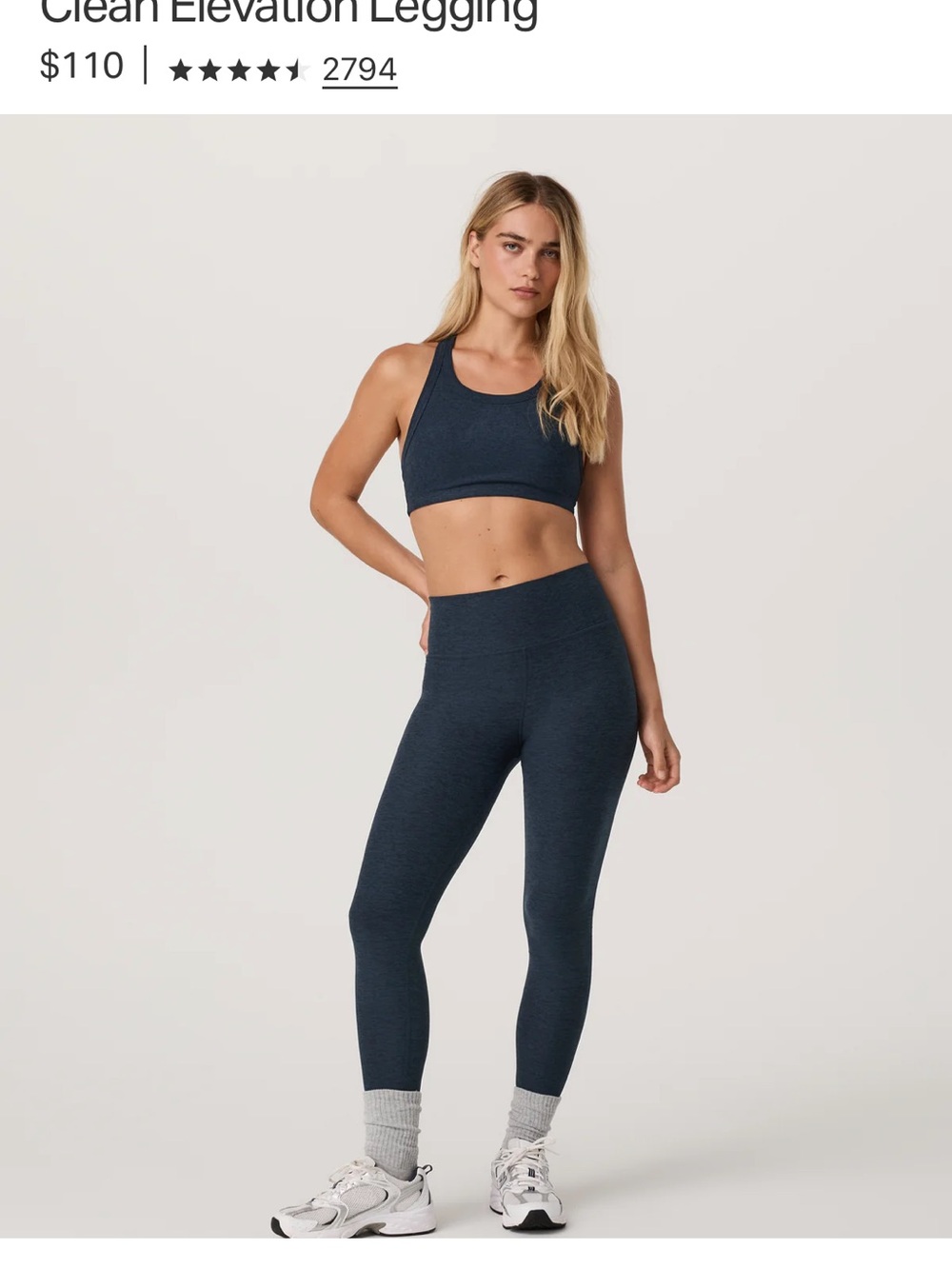 Vuori elevation legging in Moss Heather